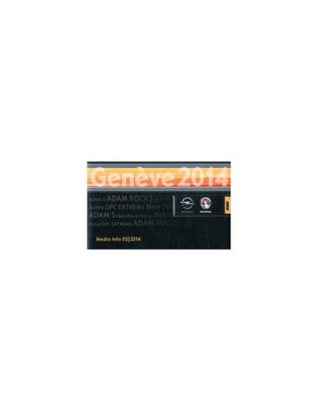 2014 OPEL & VAUXHALL GENEVE PERSMAP USB, Boeken, Nieuw, Opel, Author