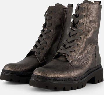 Gabor - maat 38 - Veterboots zilver Leer, Verzenden, Nieuw