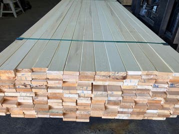 Hardhout–Alaska Yellow Cedar–open gevel-rhombus-vlonderplan, Doe-het-zelf en Verbouw, Hout en Planken, Ophalen, Minder dan 25 mm