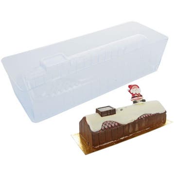 Patis Decor Stamvorm Huisje PET 28,4x10,4x7cm, Verzenden, Nieuw