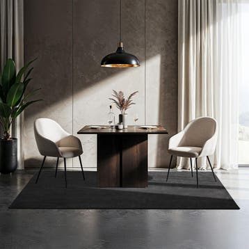Kortpolig vloerkleed Soft Zone - 120 x 170 cm, antraciet, Huis en Inrichting, Verzenden, Nieuw