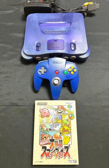 Nintendo - N64 - Midnight Blue Console – Blue Controller –, Nieuw