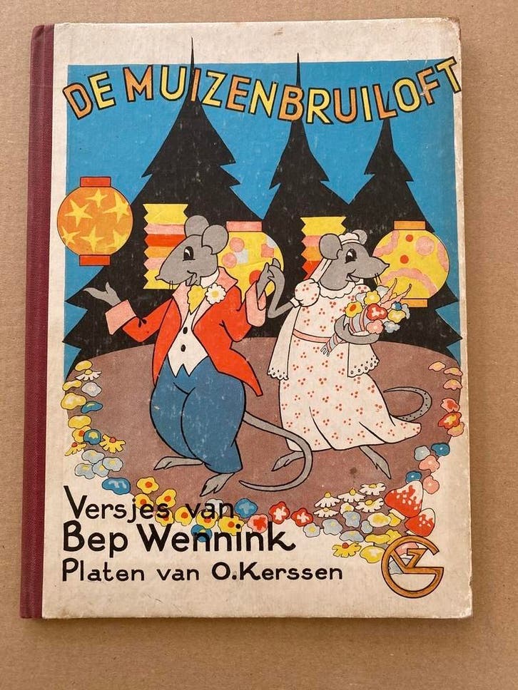 De Muizenbruiloft - Versjes van Bep Wennink - ca. 1947, Antiek en Kunst, Antiek | Boeken en Bijbels, Verzenden