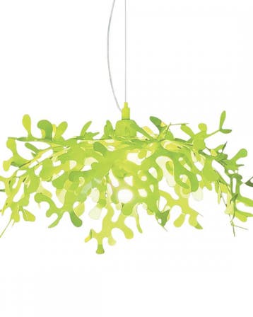 Lumen Center Italia Superleaves green design hanglamp, Vergader- of Presentatieruimte, Ophalen of Verzenden, Gebruikt, Verlichting