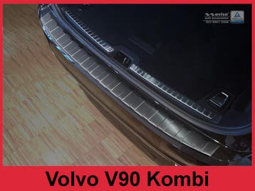 Achterbumperbeschermer | geschikt voor Volvo V90 2016- | zwa, Verzenden, Nieuw, Volvo