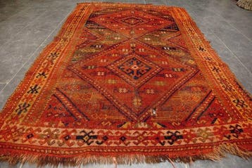 Kirgiziër - Vloerkleed - 205 cm - 140 cm, Huis en Inrichting, Nieuw