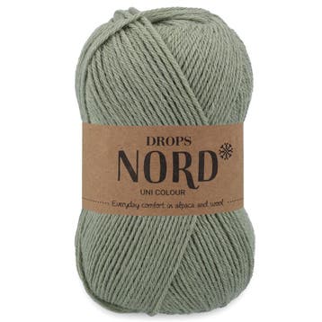 DROPS Nord Uni Colour - 24 saliegroen - Wol Garen, Ophalen of Verzenden, Nieuw