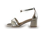 Manfield Sandalen in maat 39 Zilver, Kleding | Dames, Schoenen, Overige kleuren, Verzenden, Sandalen of Muiltjes, Zo goed als nieuw