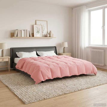 vidaXL Winter Dekbed 220 x 240 cm Winter Microfiber (100%, Verzenden, Nieuw, Roze