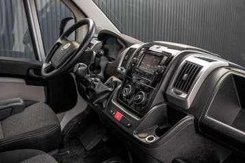 Fiat Ducato L1H1 | Financial Lease voor 253 p/mnd, Euro 5, Stof, Gebruikt, Zwart