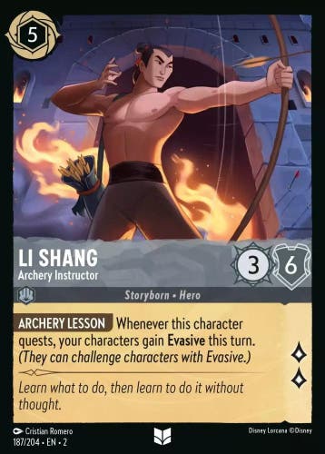 [187/204] - LI SHANG - Archery Instructor ENG FOIL [M/NM], Verzenden, Nieuw