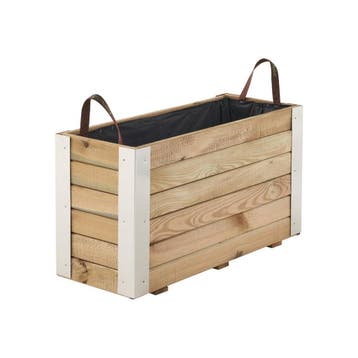 Plantenbak met Aluminium Hoekstrips en Worteldoek 80 x 43.5, Tuin en Terras, Bloembakken en Plantenbakken, Verzenden, Nieuw, Rechthoekig