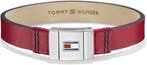 Tommy Hilfiger TJ2700951 Armband - Rood - Leer 22 cm, Verzenden, Nieuw