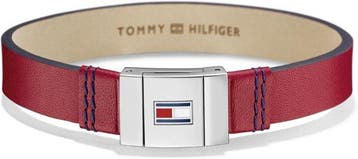 Tommy Hilfiger TJ2700951 Armband - Rood - Leer 22 cm, Sieraden, Tassen en Uiterlijk, Armbanden, Verzenden, Nieuw