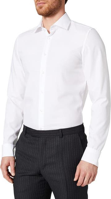 2dekans | Seidensticker Business Kent Ela Herenoverhemd -, Kleding | Heren, Overhemden, Ophalen of Verzenden, Zo goed als nieuw
