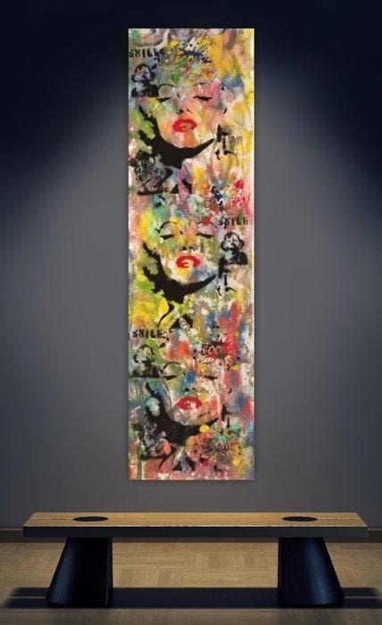 Joan LLaverias - Triptic Marilyn - XXL, Antiek en Kunst, Kunst | Schilderijen | Modern