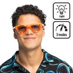 Led Partybril Blink - Oranje, Verzenden, Nieuw