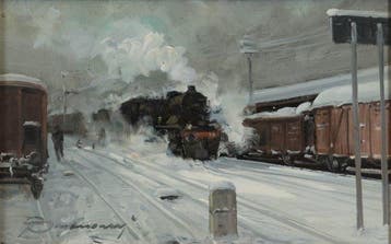Arturo Bona (1920-2010) - Locomotiva in Hanovra