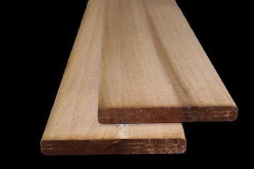 Western Red Cedar ceder boeidelen massief, Ophalen of Verzenden, Nieuw, Overige houtsoorten, Plank