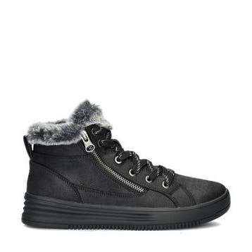 Bobs Blizzard hoge sneakers voor dames in het Zwart, Verzenden, Zwart, Nieuw, Sneakers of Gympen