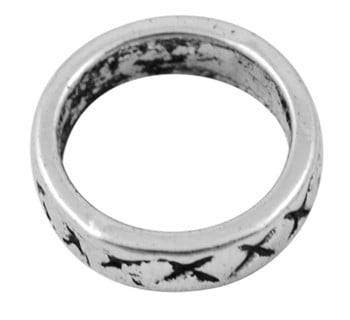 10 x gesloten ringen van Tibetaans zilver 14 x 3,5mm gat:..., Ophalen of Verzenden, Nieuw, Overige typen