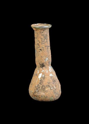Oud-Romeins Glas Unguentarium (Zonder minimumprijs), Antiek en Kunst
