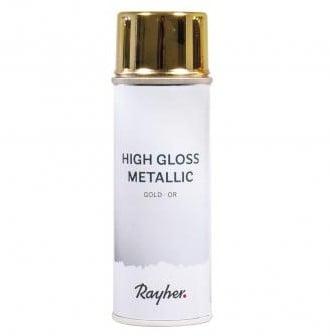 Highgloss metallic spray Goud Hoogglans 200 ml, Ophalen of Verzenden, Nieuw