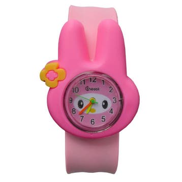 Fako - Kinderhorloge - Slap On Mini - Konijn - Roze, Verzenden, Nieuw