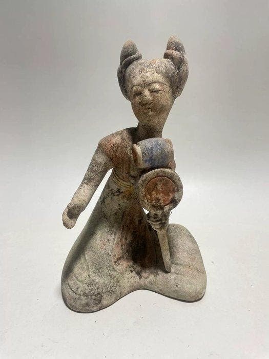 Oud Chinees, Tang-dynastie Keramiek Chinees beschilderd, Verzamelen, Mineralen en Fossielen