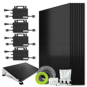Zonnepanelen Pakket Platdak 3.4 kW 8x 430Wp Micro-omv., Doe-het-zelf en Verbouw, Zonnepanelen en Toebehoren, Ophalen of Verzenden