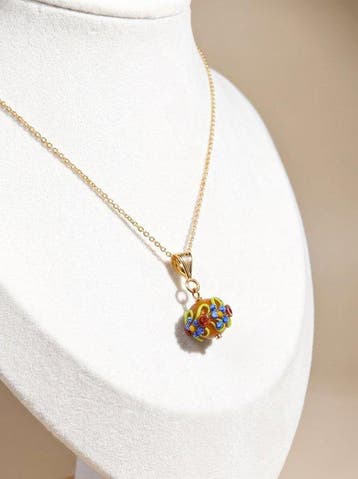 Murano-glas - Ketting met hanger - Venetiaans boeket