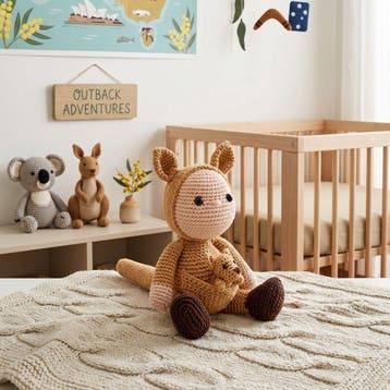 Kangoeroe Katie Haken - Beesie-Poppen - Haakpret Anja Toon, Ophalen of Verzenden, Nieuw