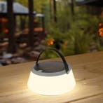 Solar tafellamp Malmo| Warm wit licht | Grijs, Zonne-energie, Kunststof, Verzenden, Minder dan 50 watt