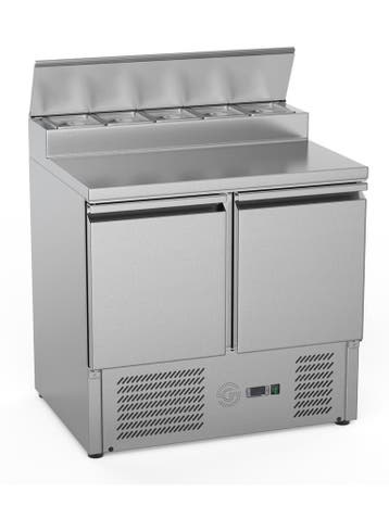 Saladette - 2-Deurs - 240 Liter - RVS - 230V - H 97 x B 90 x, Verzenden, Nieuw in verpakking