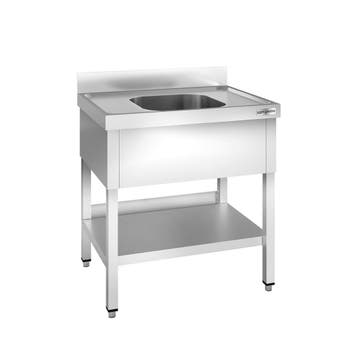 GGM Gastro | RVS spoeltafel PREMIUM - 800x600mm - met |, Zakelijke goederen, Horeca | Keukenapparatuur, Verzenden, Nieuw in verpakking