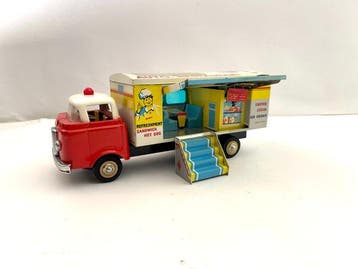 Red China - Blikken speelgoed - Truck Auto Restaurant MF 805, Antiek en Kunst