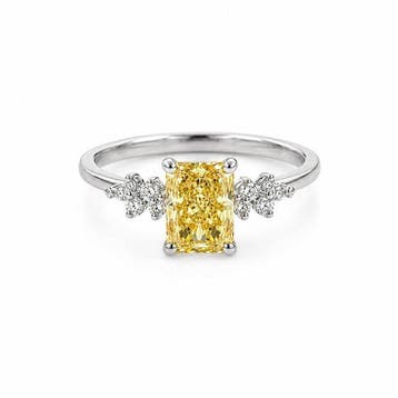 Zonder minimumprijs - Ring - 14 karaat Witgoud - 2.01ct. tw., Nieuw