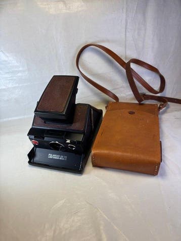 Polaroid SX 70 land camera model 2 + leather case Instant, Nieuw