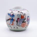Pot - Porselein - Famille Rose-porseleinpot