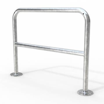 Fietsaanleunbeugel Safety 2 fietsen met tussenbuis 100 cm, Ophalen of Verzenden, Nieuw