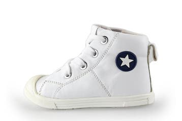 Jopper Hoge sneakers Jongens in maat 22 Wit, Verzenden, Schoenen, Zo goed als nieuw, Jongen of Meisje