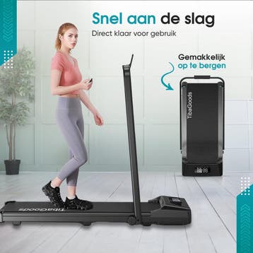 TibaGoods Loopband Inklapbaar 1 t/m 8 km/h - Hardloopband -, Ophalen of Verzenden, Zo goed als nieuw