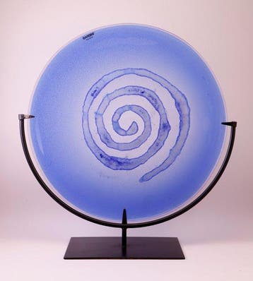 Barbini - Alfredo Barbini - Onderbord - Muranoglas - met een, Antiek en Kunst