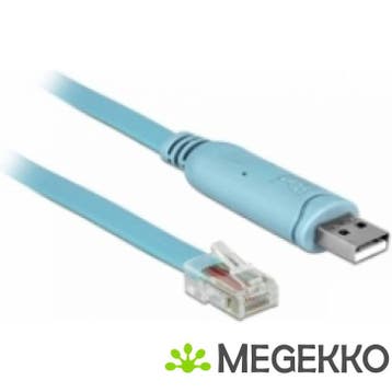 Delock 63289 Adapter USB 2.0 Type-A male > 1 x Serieel, Verzenden, Nieuw, DeLock