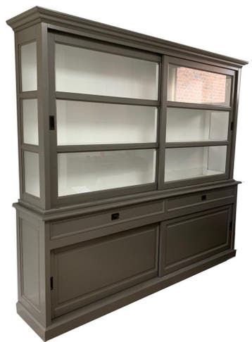 Buffetkast taupe Montfoort 240cm, Huis en Inrichting, Kasten | Buffetkasten, Ophalen of Verzenden, Nieuw