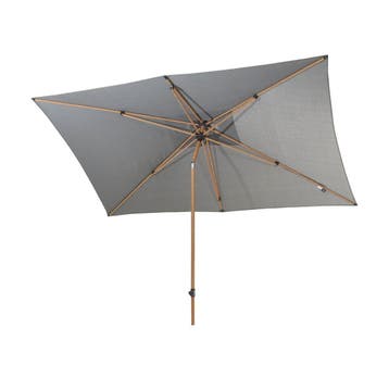 4 Seasons Azzurro parasol 200 x 300 cm antraciet solefin -, Tuin en Terras, Partytenten, Verzenden, Nieuw
