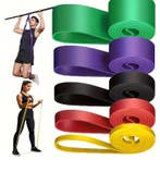 Weerstandsbanden Set – Pull-Up Bands voor Thuisfitness, Sport en Fitness, Fitnessmaterialen, Verzenden, Nieuw