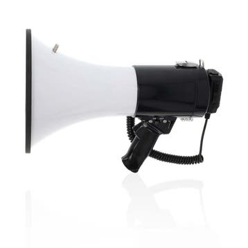 Megafoon met Bluetooth - 6 sirenes - USB -  Berichtenopname, Ophalen of Verzenden, Nieuw