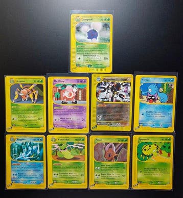 Pokémon - 9 Card - Jumpluff Holo - Magneton Reverse holo -, Nieuw