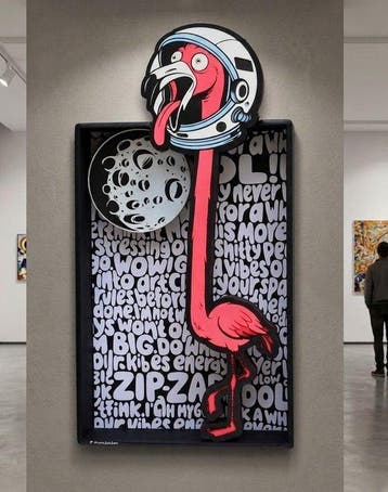 Patrycja Mroczkowska - „The Flamingo Who Dreamed of Licking